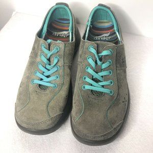 Dansko Gray Teal Women's Shoe Elise EU 36 Leather